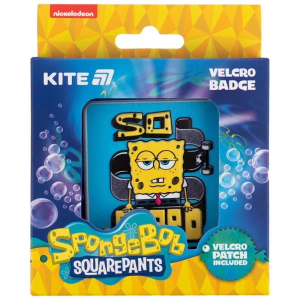 Бейдж на липучці SB25-3011 SpongeBob SquarePants