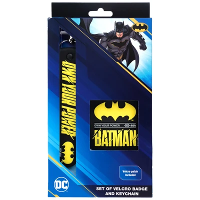 Набір бейдж на липучці та підвіска, 2 шт., DC25-3010 DC Batman