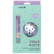 Набір бейдж на липучці та підвіска, 2 шт., HK25-3010-1 Hello Kitty