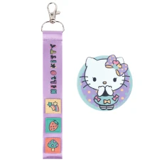 Набір бейдж на липучці та підвіска, 2 шт., HK25-3010-1 Hello Kitty