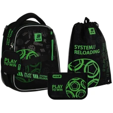 Набір рюкзак + пенал + сумка для взуття Kite SET_K25-555S-2 Play&Win