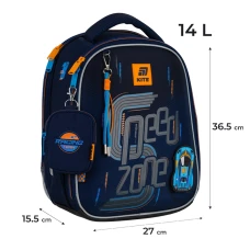 Набір рюкзак + пенал + сумка для взуття Kite SET_K25-555S-3 Speed Zone
