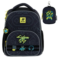 Набір рюкзак + пенал + сумка для взуття Kite SET_K25-556M-2 Cyber
