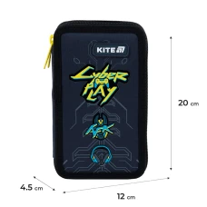 Набір рюкзак + пенал + сумка для взуття Kite SET_K25-556M-2 Cyber