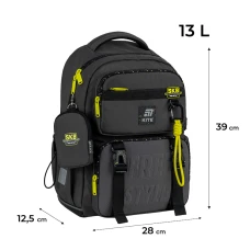 Набір рюкзак + пенал + сумка для взуття Kite SET_K25-1022M-3 Free Style