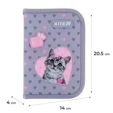 Пенал Kite 1 від., 1 відв., без наповнення SP25-621 Studio Pets