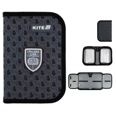 Пенал Kite 1 від., 2 відв., без наповнення K25-622-2 College Line