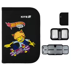 Пенал Kite 1 від., 2 відв., без наповнення HW25-622-2 Hot Wheels
