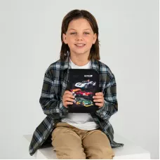 Пенал Kite 1 від., 2 відв., з наповненням HW25-622H-1 Hot Wheels
