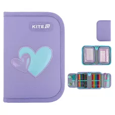 Пенал Kite 1 від., 2 відв., з наповненням K25-622H-5 Awesome