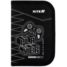 Пенал Kite 1 від., 2 відв., з наповненням K25-622H-6 Player