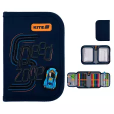 Пенал Kite 1 від., 2 відв., з наповненням K25-622H-4 Speed Zone
