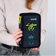 Пенал Kite 2 від., без наповнення K25-623-4 Cyber