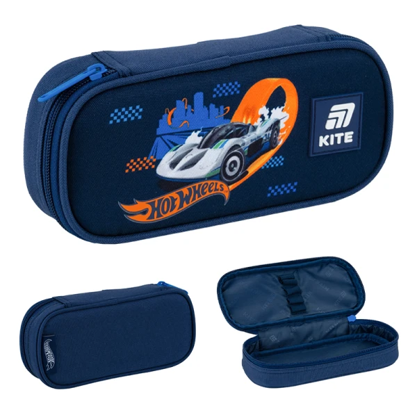 Пенал мякий Kite HW25-662-2 Hot Wheels