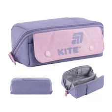 Пенал м'який Kite K25-2702-2 фіолетово-рожевий