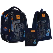 Набір рюкзак + пенал + сумка для взуття Kite SET_K25-555S-3 Speed Zone