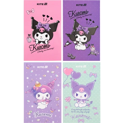 Блокнот-планшет А6, 50арк, нелінований Kuromi HK25-195 Kite