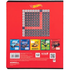 Зошит 12 арк., клітинка, гібр. лак + УФ лак, Hot Wheels HW25-232-1 Kite