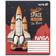 Зошит 12 арк., клітинка, гібр. лак + УФ лак, NASA NS25-232 Kite