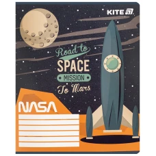 Зошит 12 арк., клітинка, гібр. лак + УФ лак, NASA NS25-232 Kite
