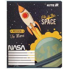 Зошит 12 арк., клітинка, гібр. лак + УФ лак, NASA NS25-232 Kite
