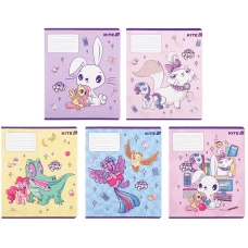 Зошит 12 арк., клітинка, УФ лак + глітер, My Little Pony LP25-232 Kite