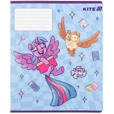 Зошит 12 арк., клітинка, УФ лак + глітер, My Little Pony LP25-232 Kite