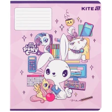 Зошит 12 арк., клітинка, УФ лак + глітер, My Little Pony LP25-232 Kite