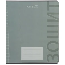 Зошит 18 арк., клітинка, софт тач + УФ лак, Kite One color K25-236-2