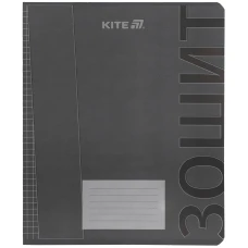 Зошит 18 арк., клітинка, софт тач + УФ лак, Kite One color K25-236-2