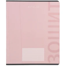 Зошит 18 арк., клітинка, софт тач + УФ лак, Kite One color K25-236-2