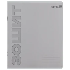 Зошит 18 арк., лінія, софт тач + УФ лак, Kite One color K25-237-2