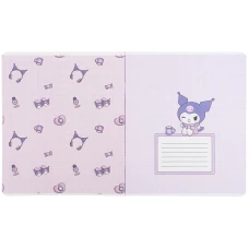 Зошит 24 арк., клітинка, софт тач + УФ лак, Kuromi HK25-238 Kite