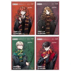 Зошит для малювання, 30 арк., спір., софт тач + УФ лак, Harry Potter HP25-243 Kite