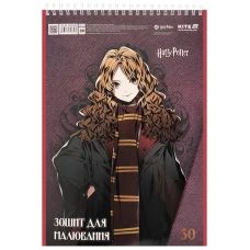 Зошит для малювання, 30 арк., спір., софт тач + УФ лак, Harry Potter HP25-243 Kite