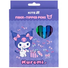 Фломастери, набiр 12 шт. Kuromi HK25-447-2 Kite