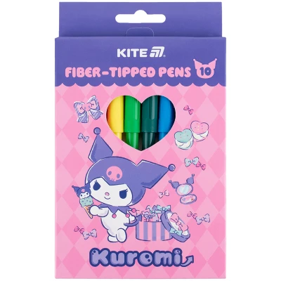 Фломастери, набiр 10 шт. Kuromi HK25-455 Kite