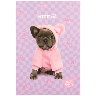 Блокнот-планшет A5, 50арк, клітинка, Studio Pets SP25-194 Kite