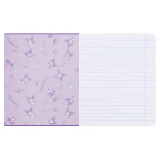 Зошит 12 арк., лінія, УФ лак + глітер, Kuromi HK25-234-2 Kite