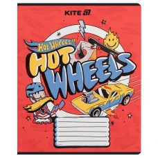 Зошит 18 арк., лінія, гібр. лак + УФ лак, Hot Wheels HW25-237 Kite