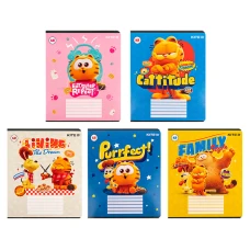 Зошит 12 арк., лінія, гібр. лак + УФ лак, Garfield GF24-234 Kite