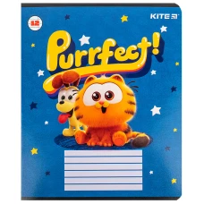 Зошит 12 арк., лінія, гібр. лак + УФ лак, Garfield GF24-234 Kite