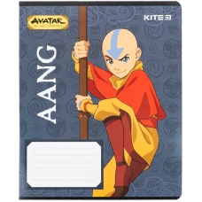 Зошит 18 арк., клітинка, гібр. лак + УФ лак, Avatar AV24-236 Kite