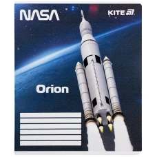 Зошит 18 арк., клітинка, гібр. лак + УФ лак, NASA NS25-236 Kite