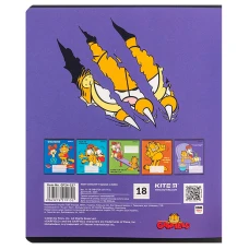 Зошит 18 арк., лінія, софт тач + УФ лак, Garfield GF24-237 Kite