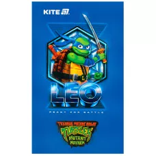 Блокнот-планшет А6, 50арк, нелінований Ninja Turtles NT25-195 Kite