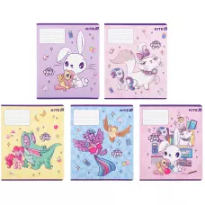 Зошит 12 арк., клітинка, УФ лак + глітер, My Little Pony LP25-232 Kite
