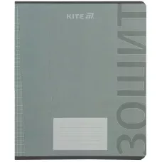 Зошит 18 арк., клітинка, софт тач + УФ лак, Kite One color K25-236-2