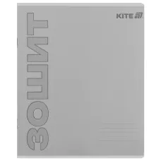 Зошит 18 арк., лінія, софт тач + УФ лак, Kite One color K25-237-2