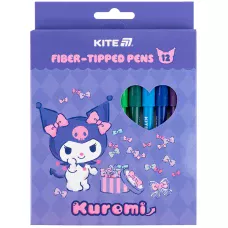 Фломастери, набiр 12 шт. Kuromi HK25-447-2 Kite